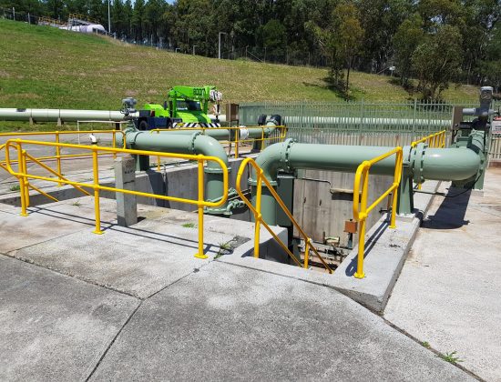 Abrasive Blasting Protective Coatings CW Return Water Pumping Station