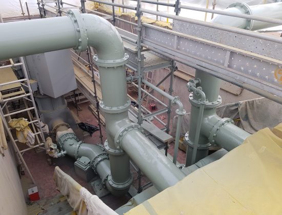 Abrasive Blasting Protective Coatings CW Return Water Pumping Station